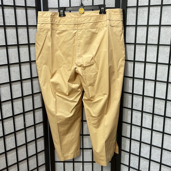 Bianca Nygård 100% Cotton Camel Capris, SZ 16 - Picture 2 of 11